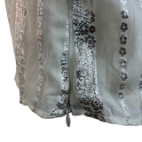 Mango Women's White Wrapped Blouse Sz 2