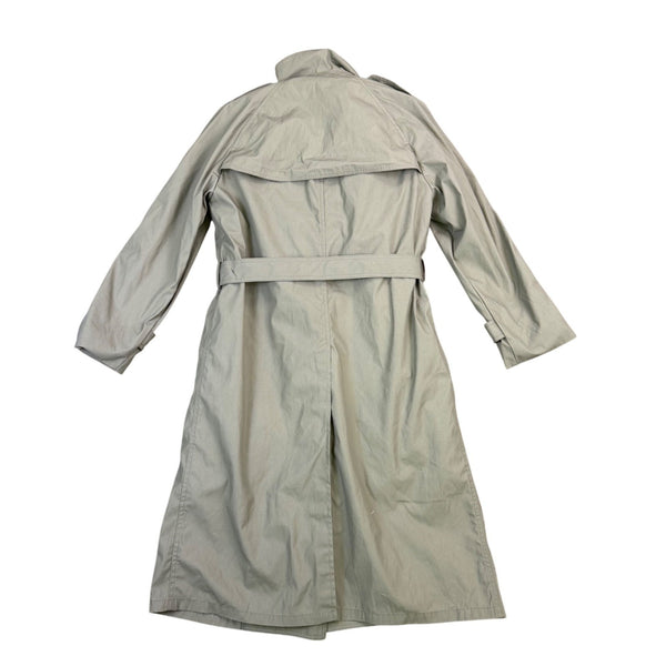 Defense Logistics Womens Beige Trench Coat With Belt Size 10L