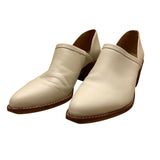 Madewell Women's White Leather Slip-On Comfort Block Heel Mule Shoes Size 7.5