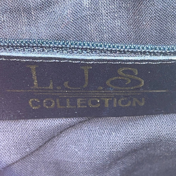 L.J.S Collection Women’s Beige Woven Gold Chain Strap Crossbody Bag
