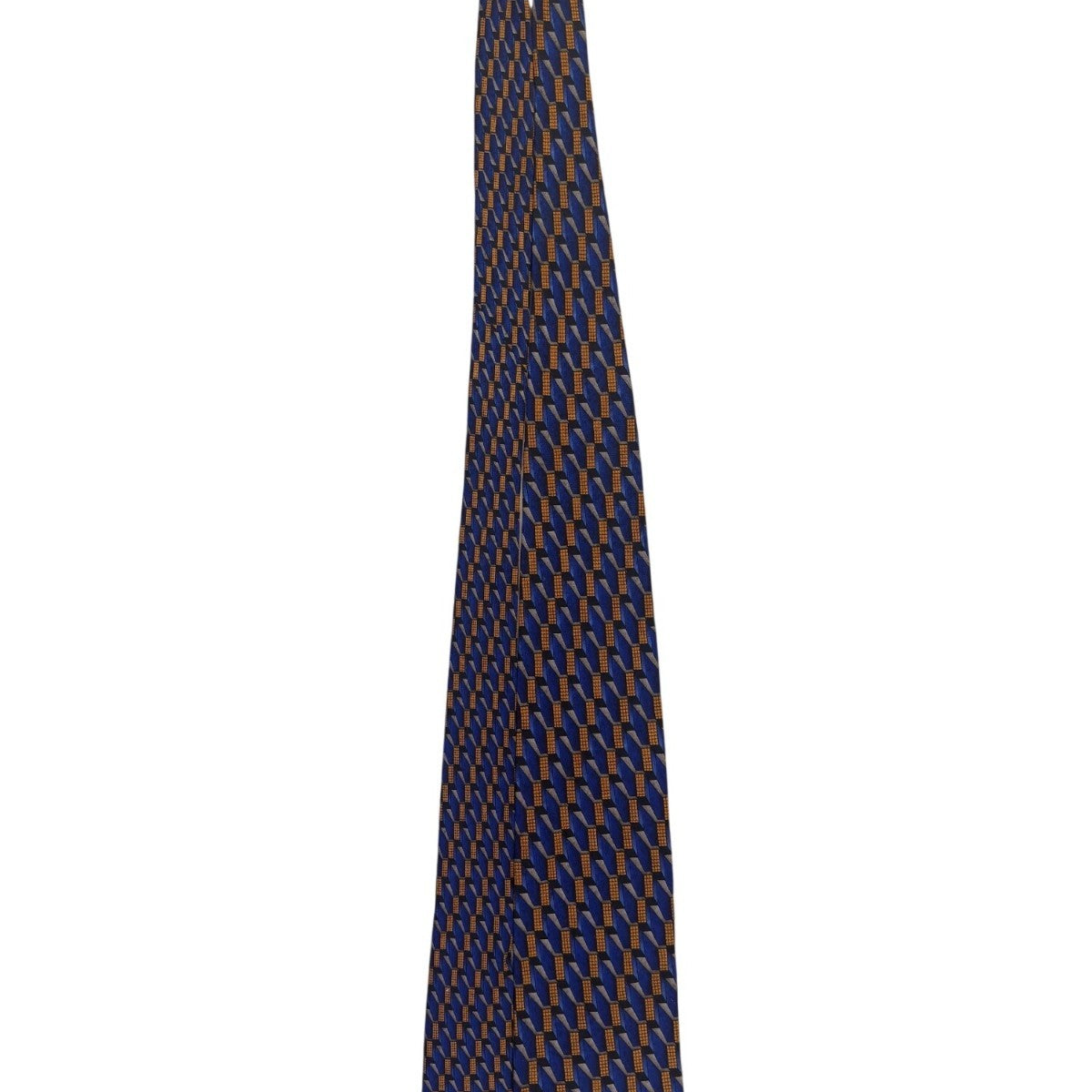 Nordstrom Mens Silk Blue Multi-Color Patterned Tie By J.Z. Richards Handcrafted
