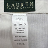 Lauren Ralph Lauren Mens Tan Wool Dress Pants Ultraflex Size 40W X 30L