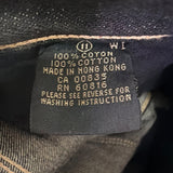 Gloria Vanderbilt Womens Black Cotton Denim Jeans Straight Leg Size 11