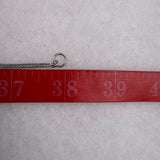 Ann Taylor Womens Silver-Tone Multi-Beaded Long Necklace Elegant Design