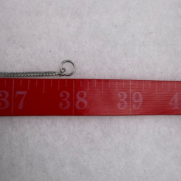 Ann Taylor Womens Silver-Tone Multi-Beaded Long Necklace Elegant Design