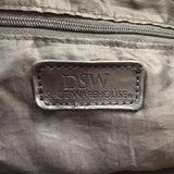 DSW Women’s Black Faux Leather Ruffle With Chain Straps Tote Bag