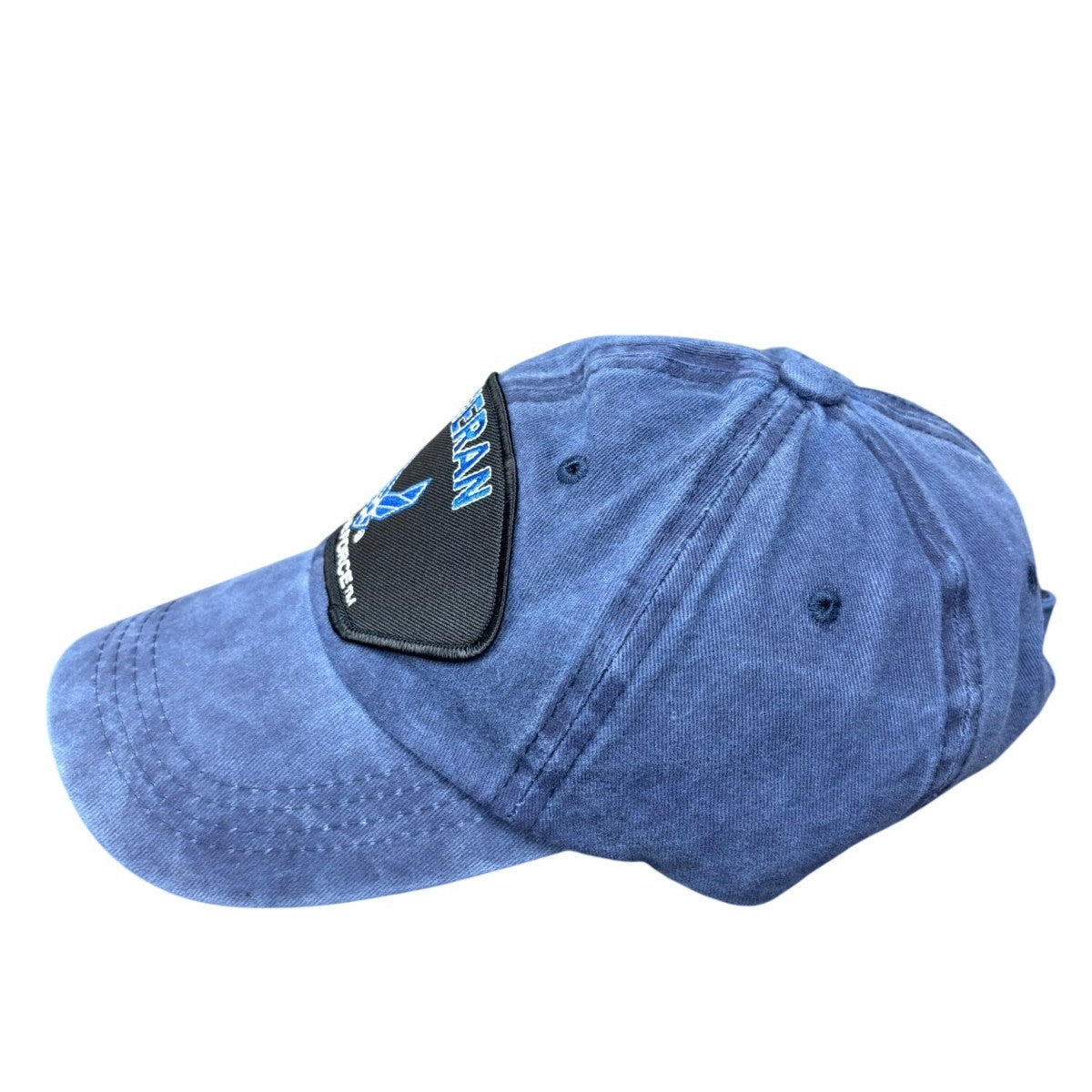Veteran U.S. Air Force Adjustable Blue Baseball Cap Embroidered Patch