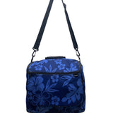 L.L. Bean Women’s Blue Floral With Adjustable Shoulder Strap Travel Bag