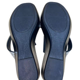 Italian Shoemakers Women’s Black Rhinestone Embellished Boom Sandals Size 9