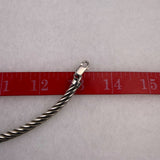 David Yurman Womens  Sterling Silver 925 Twisted Cable Chain Necklace