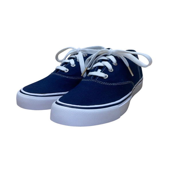 G.H. Bass & Co Women’s Navy Canvas Lace-Up Bass Happy Sneakers Size 10 M