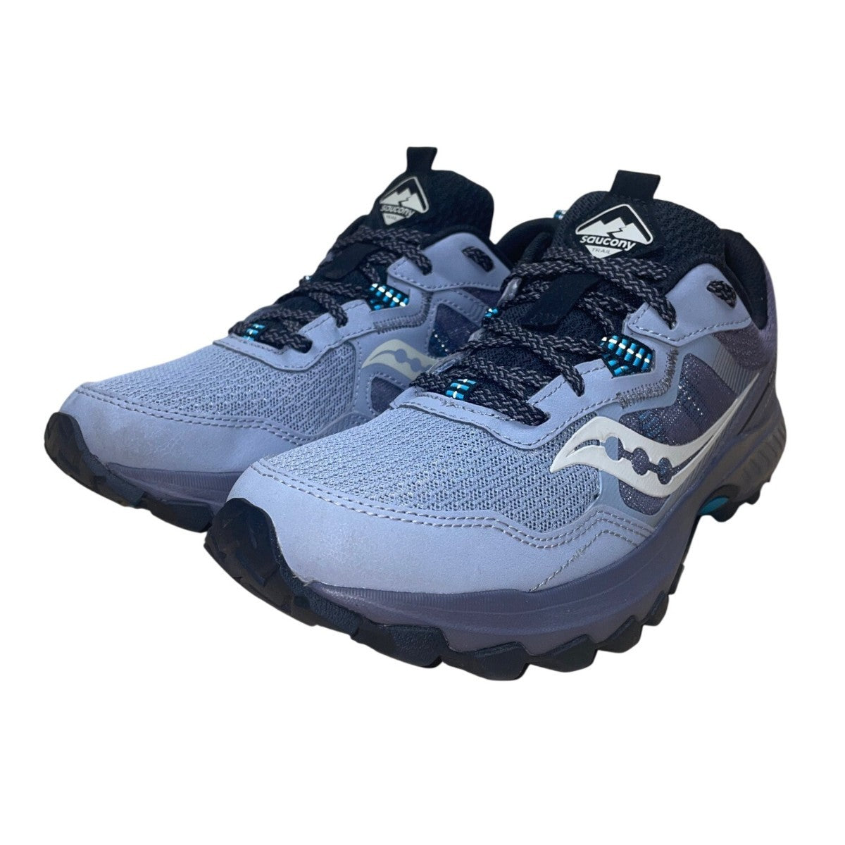 Saucony Men’s Gray/Black Mesh Excursion TR 16 Trail Running Shoes Size 8.5
