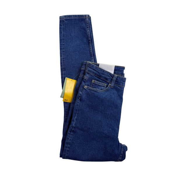 H&M Womens Cotton Stretch High-Waist Skinny Jeans Full-Length Size 10 / EUR 42