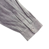 Chicos Womens Light Gray Linen-Blend Button-Down Long Shirt Dress Size 2P