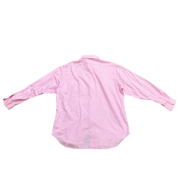 Polo Ralph Lauren Mens Pink Button-Down Shirt Classic Fit Long Sleeve Size 17.5