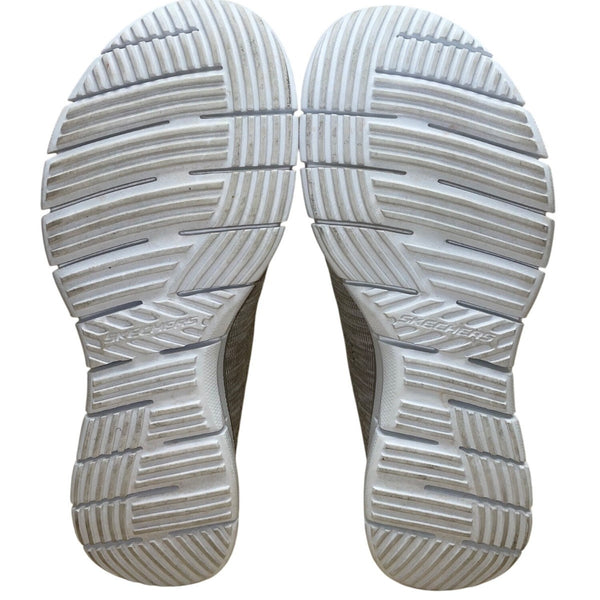 Skechers Women’s Gray Slip-On Air Cooled Memory Foam Walking Shoes Size 11