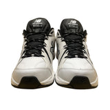 New Balance Men’s White & Black Leather 608v4 Memory Sole Training Shoes Size 9