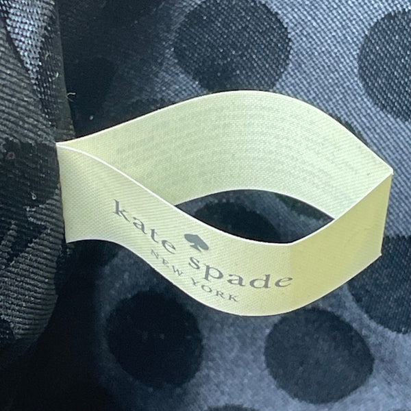 Kate Spade Women’s Brown Black Fabric & Patent Leather Stud Accents Tote Bag