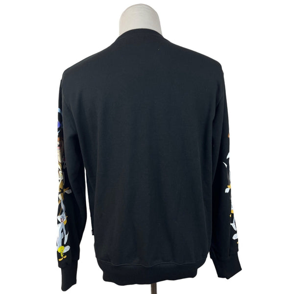 Looney Tunes Men's Black Long Sleeve Sweatshirt Sz L