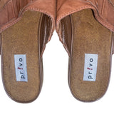 Privo By Clarks Women’s Brown Leather Slide Loafer-Style Mules Size 9.5M