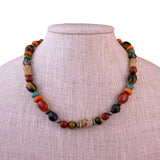 Sincerely Southwest Womens Multi-Color Natural Stone Necklace & Bracelet Set