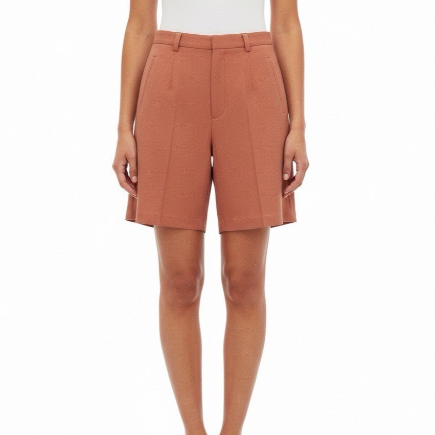 Tommy Bahama Womens Coral  Shorts Lightweight High Waist Design Size 14