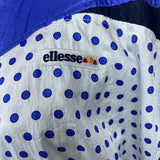 Ellesse Womens Blue Polka Dot Tracksuit Set Nylon Polyester Cotton Size 3
