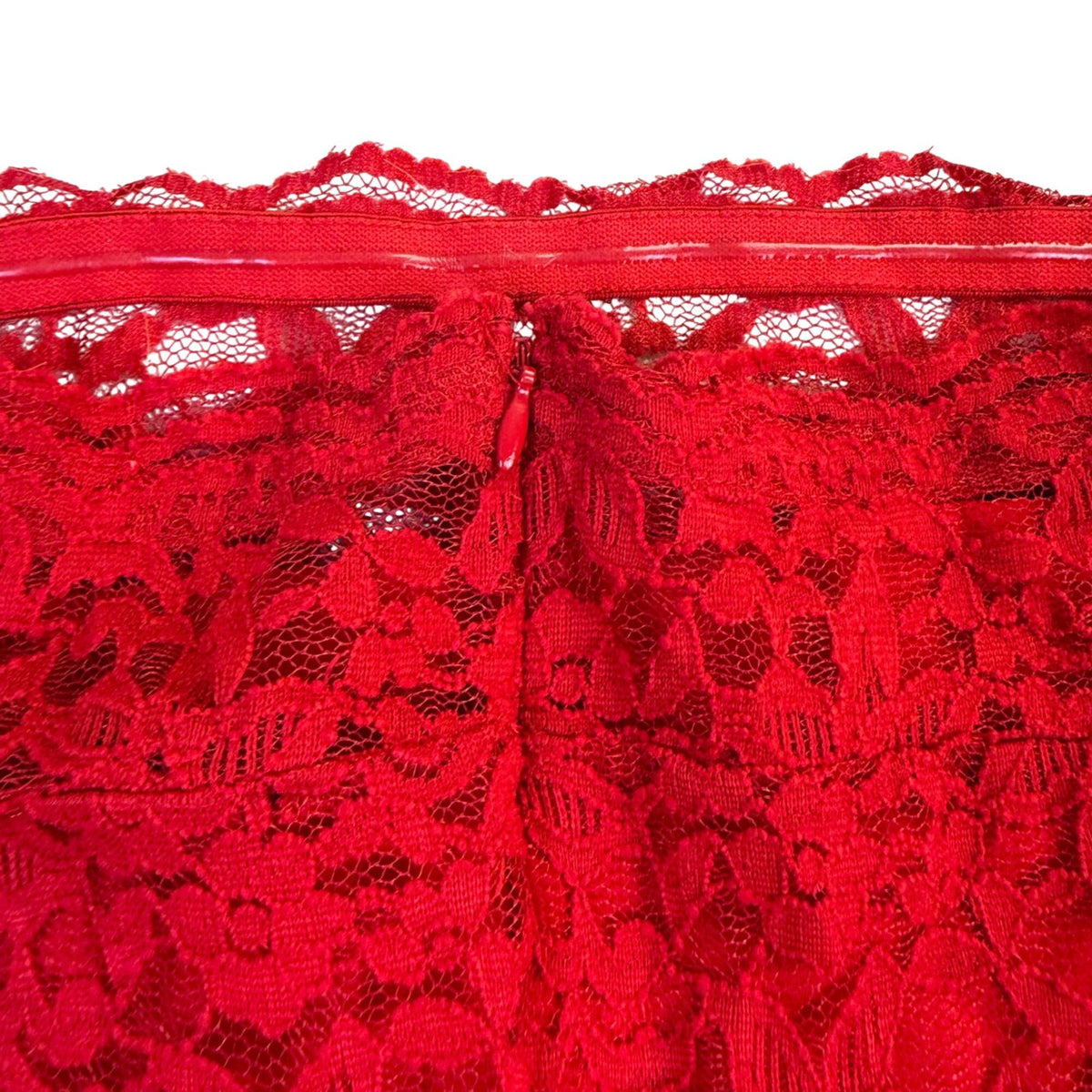 Lane Bryant Womens Red Lace Off-The-Shoulder Knee-Length Dress Size 18 