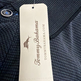 Tommy Bahama Mens Gray Modal Polo Shirt Textured Patterned Design Size XXL