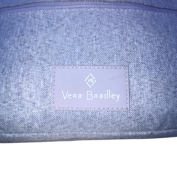 Vera Bradley Women’s Gray Adjustable Strap Multi-Compartment Crossbody Bag