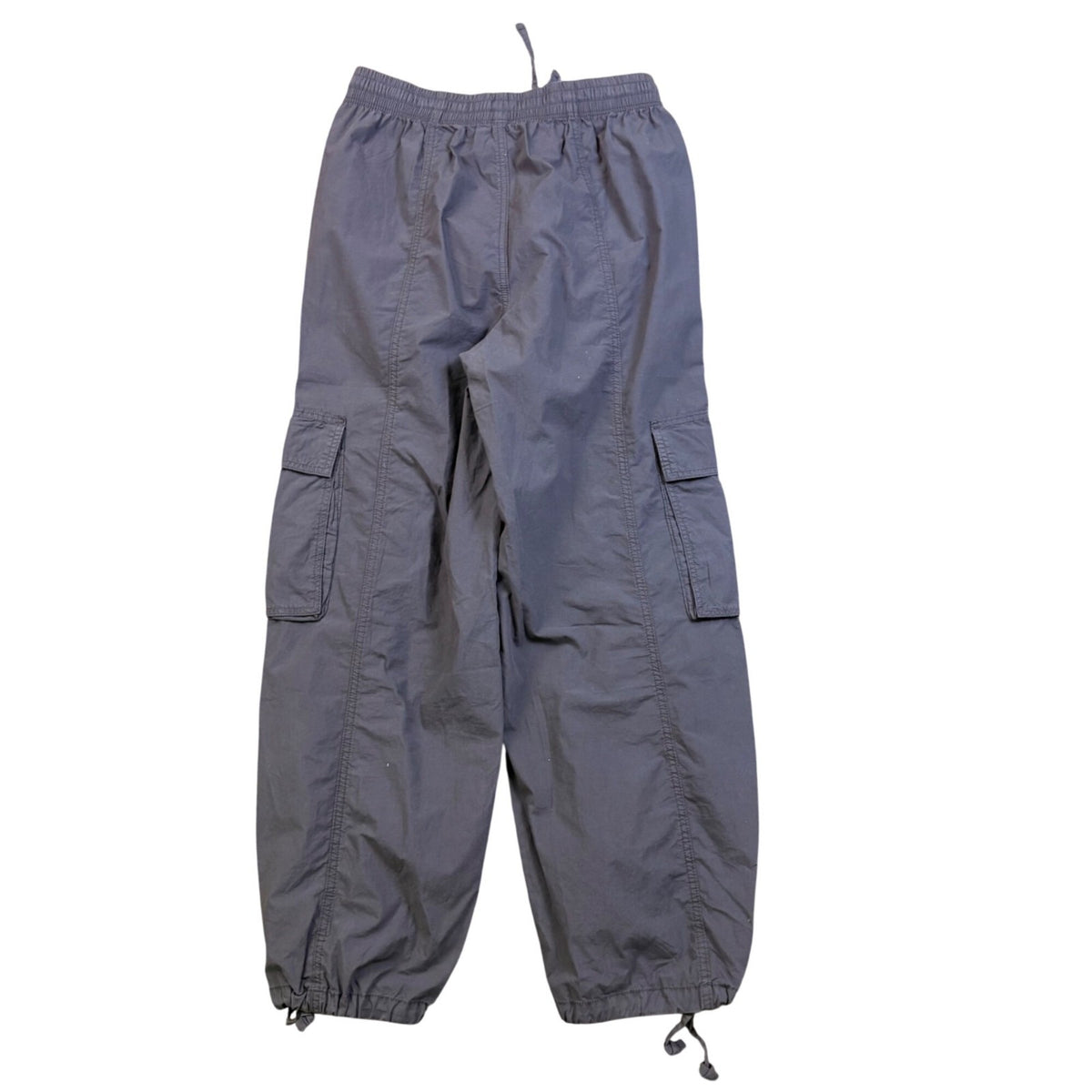 Aerie Womens Gray CCargo Pants Slim Fit Drawstring Waist Adjustable Hem Size S