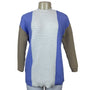 ANN TAYLOR  Women's Geostitch Colorblock Textured Mock Neck Sweater Sz SP-NWT