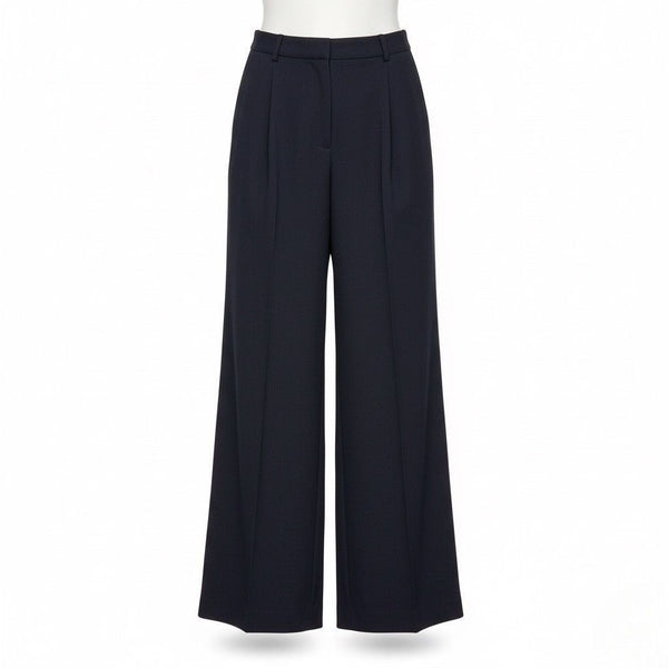 Express Womens Black Wide-Leg Stylist Pants Stylish Design Sz 12R