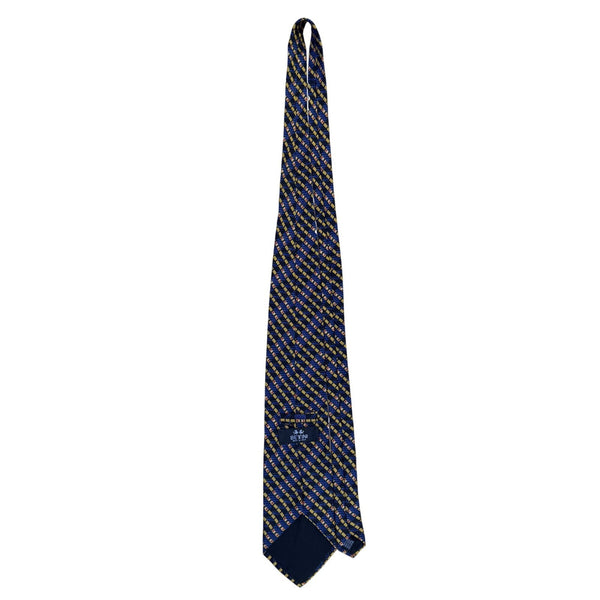 Bettini Mens Multicolor Silk Tie Patterned Made In Italy