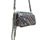 Vera Bradley Women’s Soft Sky Paisley Adjustable Strap RFID All-In-One Crossbody