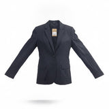 Eddie Bauer Womens Black Blazer UPF 50+ Lightweight Size 10