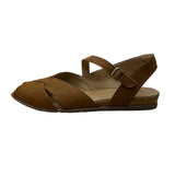 Earth Origins Women’s Almond Leather Adhesive Strap Palomos Percy Sandals Sz 11