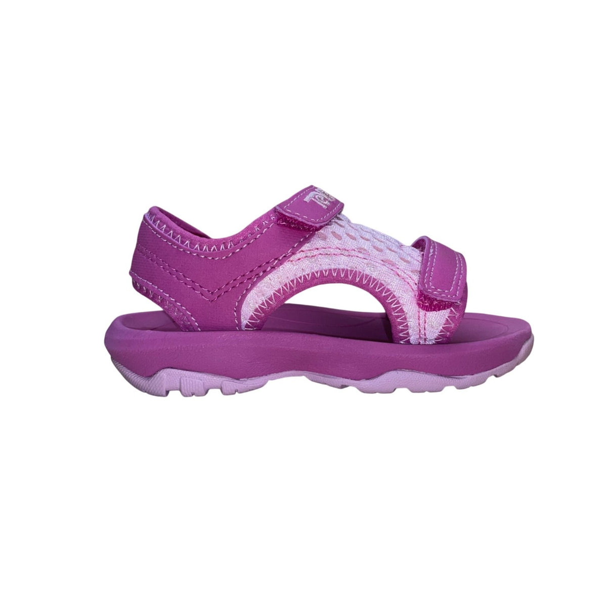 Teva Girls Pink Adjustable Strap Lightweight Comfort Sandals Size 6