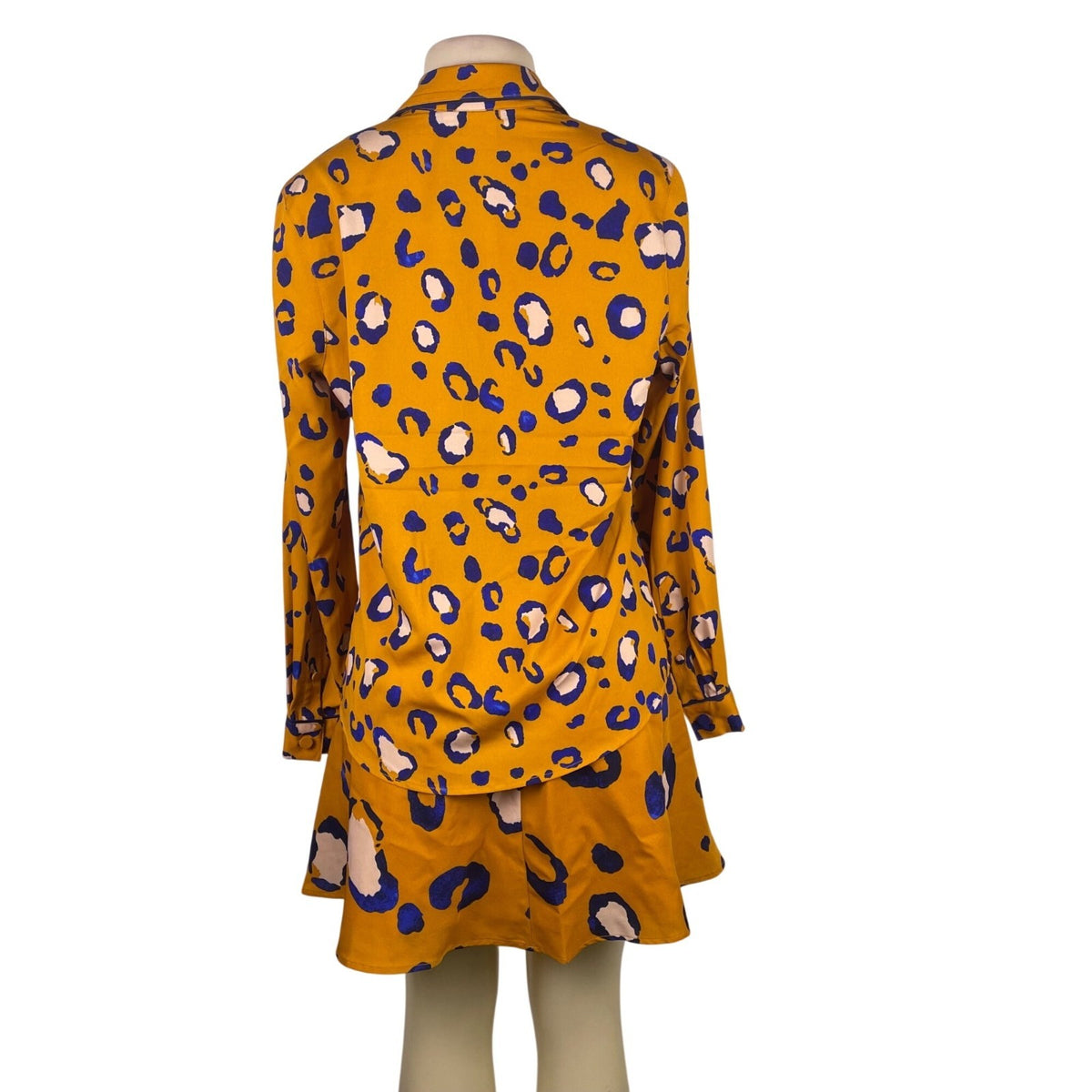 Phillip Lim Women’s Multi-Color Animal Print Polyester Blazer & Skirt Set Size M