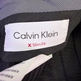 Calvin Klein Mens Blue Slim Fit Dress Pants  Classic Trousers Size 32W X 30L 