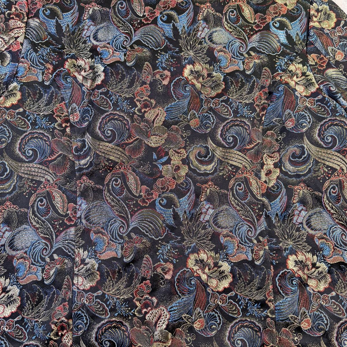 Drapers & Damons Womens Multicolor Paisley-Print Button-Up Blouse Size 1X