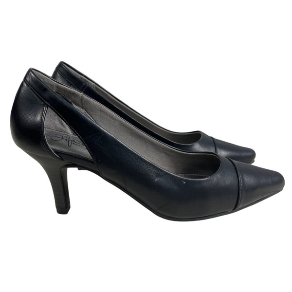 Life Stride Women’s Black 3in Heel Pumps Slip On Sz 7M - NWOB