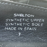 Steve Madden Women’s Black & Blue Stitching Platform Shelton Loafers Size 7