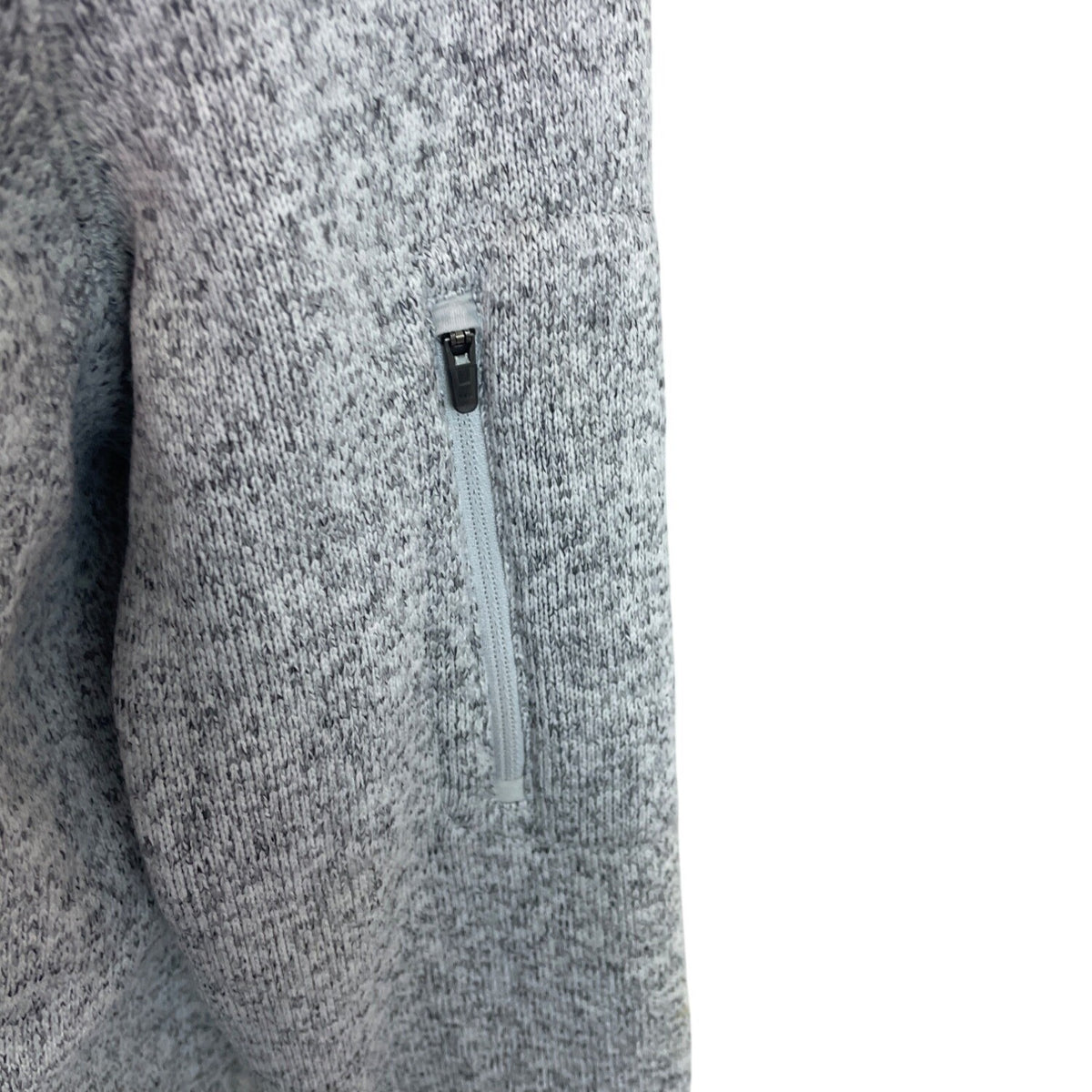 L.L. Bean Gray Zip-Up Hooded Sweater Jacket With Side Pockets Sz LP - New