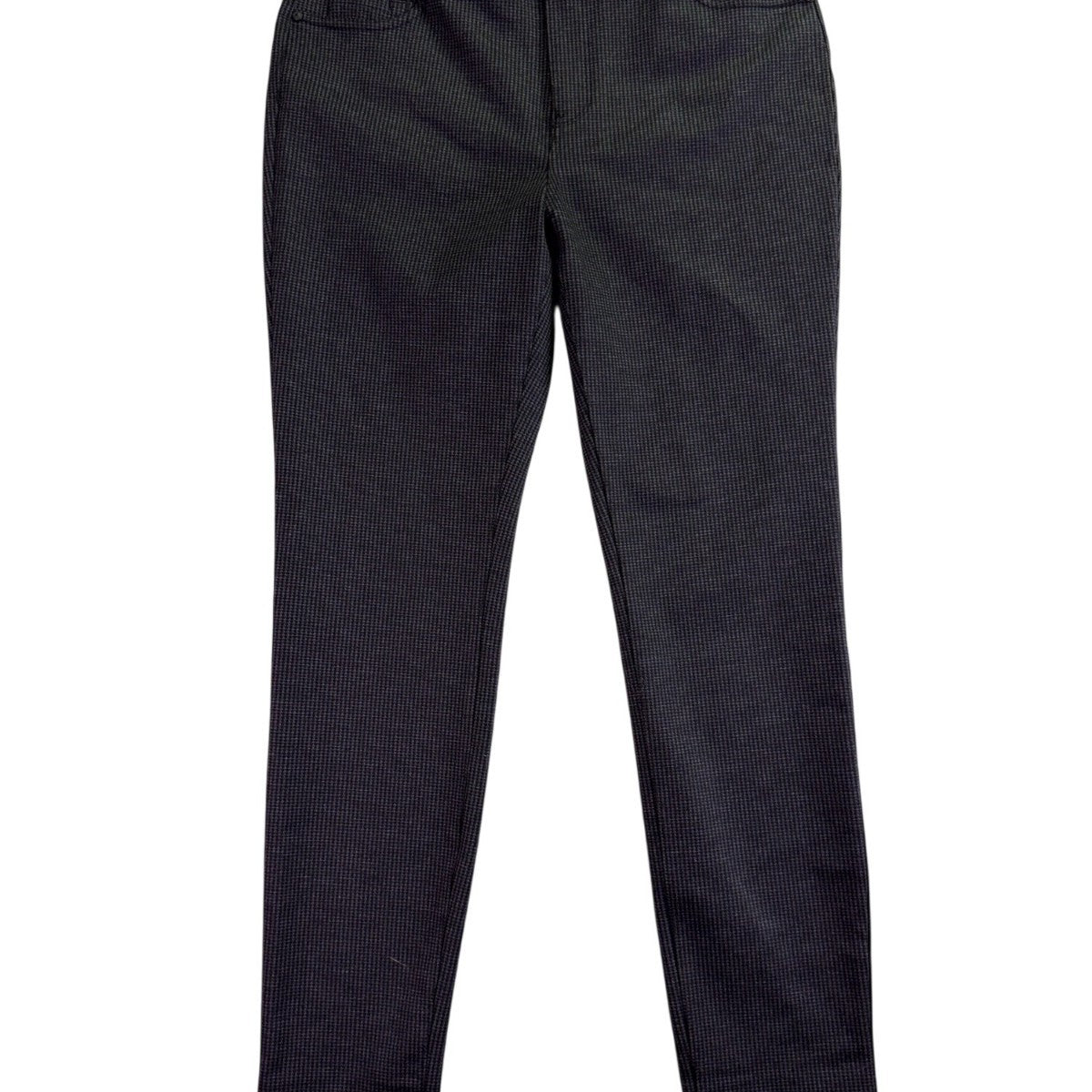 DKNY Jeans Womens Grey Houndstooth Polyester Blend Slim Fit Pants Medium Size M