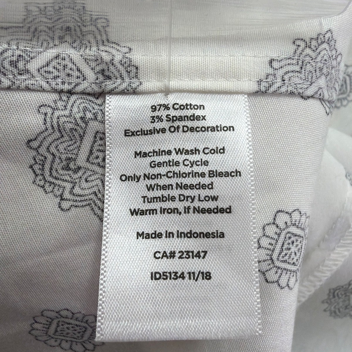 Talbots Womens White Non-Iron Short Sleeve Button-Down Shirt Size 16