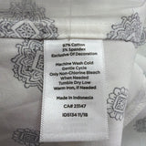 Talbots Womens White Non-Iron Short Sleeve Button-Down Shirt Size 16