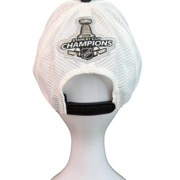 Fanatics Mens Gray/White Mesh Polyester NHL Hat OS