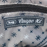 Lug Women’s Gray Quilted Adjustable Strap Zip Compartments Crossbody Bag