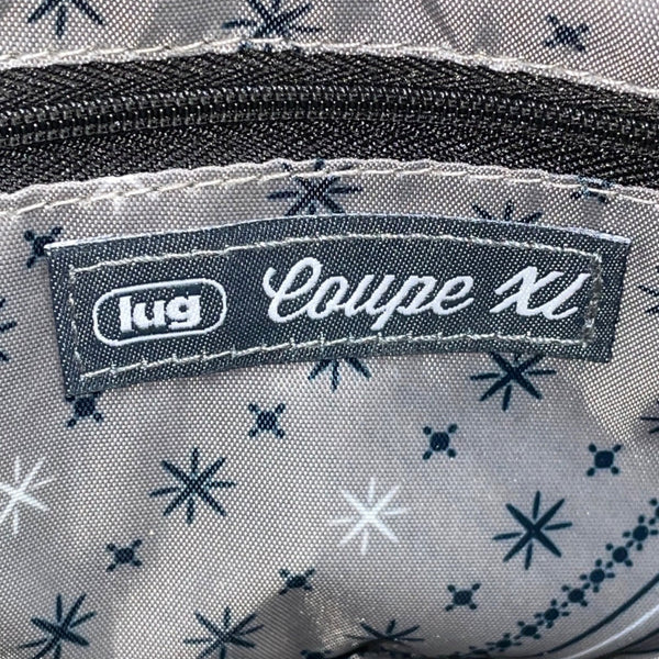 Lug Women’s Gray Quilted Adjustable Strap Zip Compartments Crossbody Bag